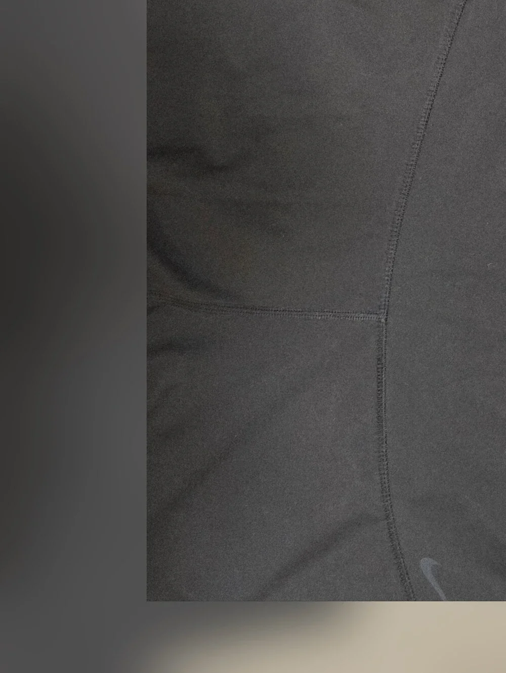 Nike. Black Wide-Leg Crop Yoga Pants - Picture 8 of 9